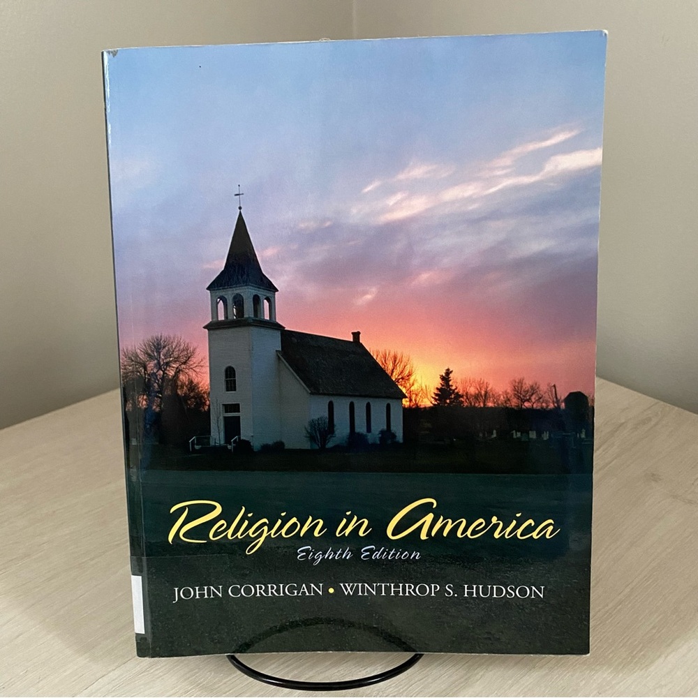 Religion in America by John Corrigan, Winthrop S. Hudson 8th Edition PB Exlibris